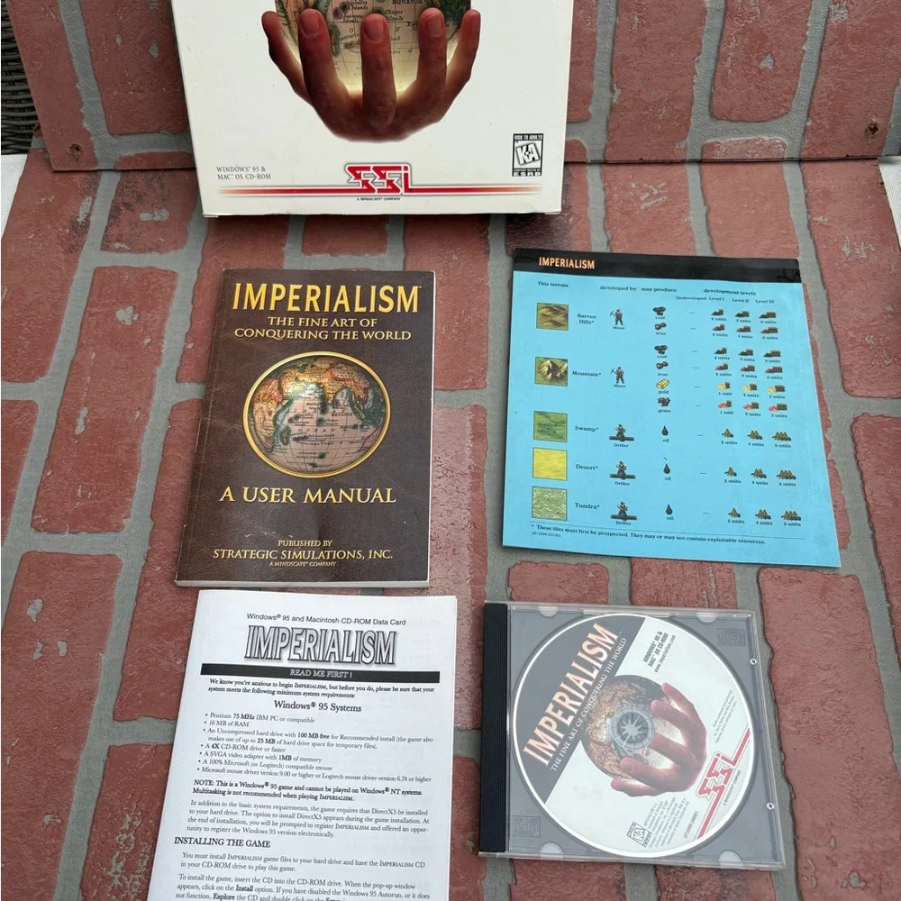 SSI Imperialism: The Fine Art of Conquering The World PC Big Box New NOS